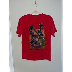 Vintage Yu-Gi-Oh Tshirt 1990's Red Youth M